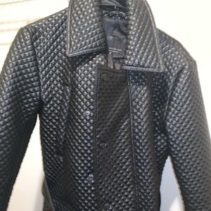 Zara faux leather jacket/coat.